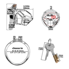 Load image into Gallery viewer, 304 Stainless Steel Cock Cage - 13