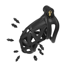 Load image into Gallery viewer, 3D Double Headed Soft Spikes Breathable Chastity Cage