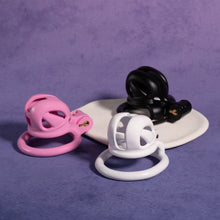 Load image into Gallery viewer, 3D Mini Viper Chastity Cage With 4 Rings 1