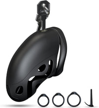 Load image into Gallery viewer, Lightweight Chastity Device with 3 Sizes Rings
