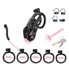 Load image into Gallery viewer, Maxi Cobra Chastity Cage With Urethral