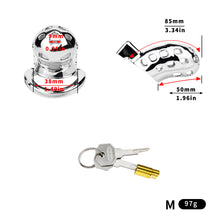 Load image into Gallery viewer, Breathable Steel Chastity Cage