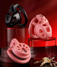 Load image into Gallery viewer, Flat & Small Chastity Cage Set