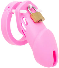 Load image into Gallery viewer, Silicone Chastity Cage  Perverse Pink(all rings included)