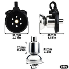 Load image into Gallery viewer, Inverted Plugged Flat Cock Cage