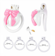 Load image into Gallery viewer, Bell-Bow ABS Chastity Cage