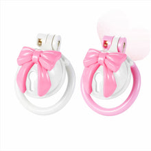 Load image into Gallery viewer, Bell-Bow ABS Chastity Cage