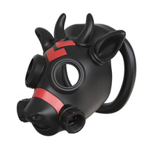 Load image into Gallery viewer, Bull Head Gas-Mask Resin Chastity Cage