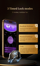 Load image into Gallery viewer, Lockink Electric Eel Estim Play Chastity Cage - 3 timed lock modes