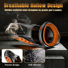Load image into Gallery viewer, App and Remote-Controlled Silicone Electric Chastity Cage