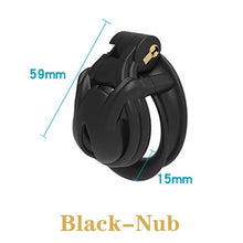 Lade das Bild in den Galerie-Viewer, Arc Mamba Chastity Cage Chastity Device with 4 Rings side view