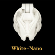 Lade das Bild in den Galerie-Viewer, Arc Mamba Chastity Cage Chastity Device with 4 Rings material close-up