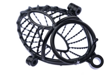 Load image into Gallery viewer, Black Mesh Metal Male Chastity Cage