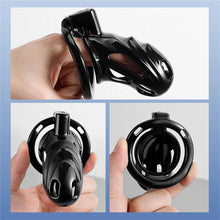 Load image into Gallery viewer, Black Metal Chastity Cage