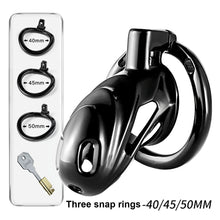 Load image into Gallery viewer, Black Metal Chastity Cage