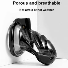 Load image into Gallery viewer, Black Metal Chastity Cage