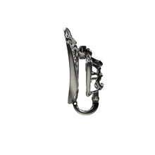 Load image into Gallery viewer, Side illustration of Black Spade ball support style with lower support ring