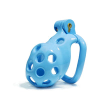 Load image into Gallery viewer, Blue Hole Mamba Chastity Cage Kit 1.77 To 4.13 Inches Long 2026 Edition fit view