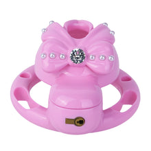 Load image into Gallery viewer, Pearl Bow Chastity Cage With Optional Belt
