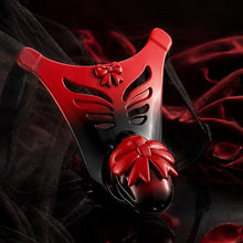 Lade das Bild in den Galerie-Viewer, Red and Black Butterfly Wing Resin Chastity Belt