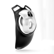 Afbeelding in Gallery-weergave laden, Black C-ring pudding chastity cage front view