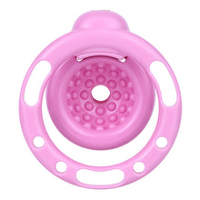 Afbeelding in Gallery-weergave laden, Rear view of the pink Candy Heart chastity cage