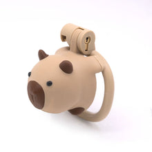 Load image into Gallery viewer, Capybara Dog Slave Chastity Cage 2
