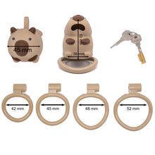 Load image into Gallery viewer, Capybara Dog Slave Chastity Cage 7