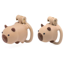 Load image into Gallery viewer, Capybara Dog Slave Chastity Cage