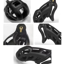 Load image into Gallery viewer, Cobra 2.0 Male Chastity Device With 4 Arc Rings
