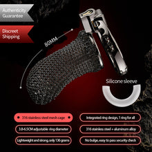 Load image into Gallery viewer, Chainmail Chastity Cage Adjustable