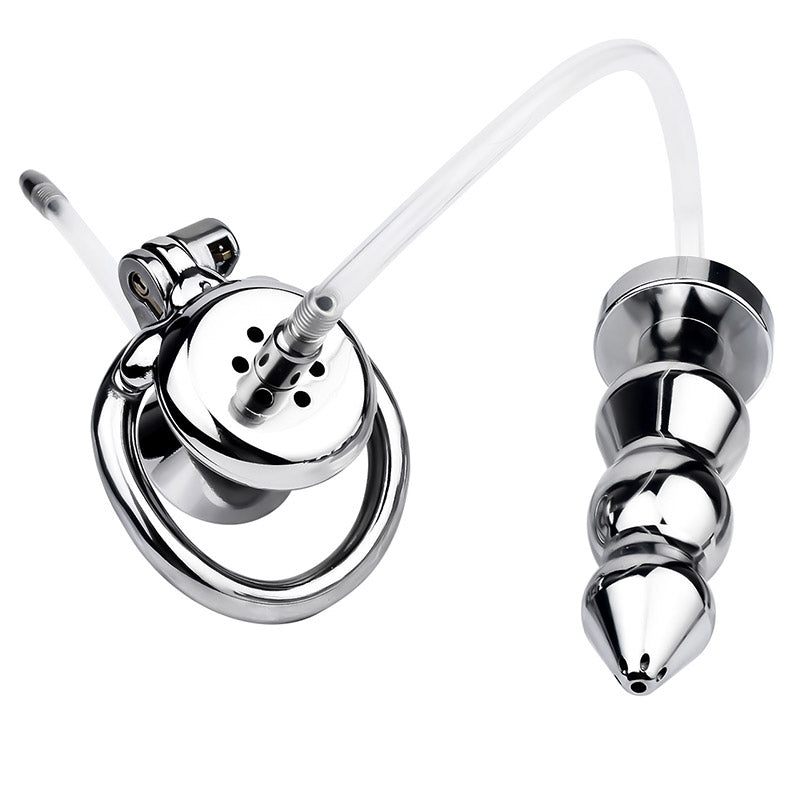 Special Chastity Cage With Butt Plug CHASTITY CAGE CO Special Chastity Cage With Butt Plug CHASTITY CAGE CO