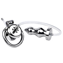 Load image into Gallery viewer, Special Chastity Cage With Butt Plug