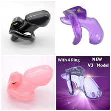 Load image into Gallery viewer, Chastity Cock Cage V3 3.23 inches, 3.82 inches, 4.02 inches, and 4.33 inches long