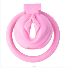 Load image into Gallery viewer, Clit Chastity Cage Black Pink