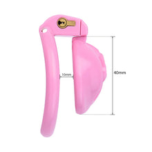 Load image into Gallery viewer, Clit Chastity Cage Black Pink
