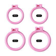 Load image into Gallery viewer, Clit Chastity Cage Black Pink
