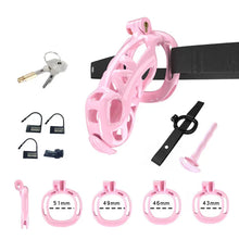 Load image into Gallery viewer, Cobra Chastity Set With Belt