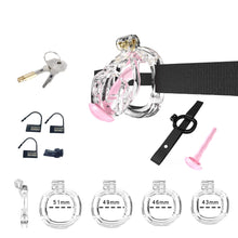 Load image into Gallery viewer, Cobra Chastity Set With Belt