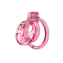 Load image into Gallery viewer, Soft Mamba Chastity Cage Set pink silicone size comparison