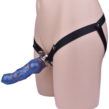 Load image into Gallery viewer, Inverted Chastity Cage - Cock Block Device With Monster Dildo