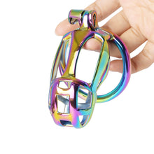 Load image into Gallery viewer, Stainless Steel MAMBA Colorful Chastity Cage