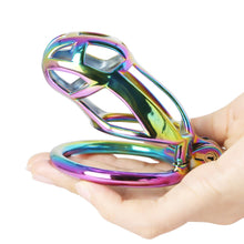 Load image into Gallery viewer, Stainless Steel MAMBA Colorful Chastity Cage