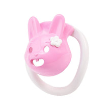 Load image into Gallery viewer, Flower-Adorned Rabbit Resin Chastity Cage