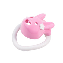 Load image into Gallery viewer, Flower-Adorned Rabbit Resin Chastity Cage