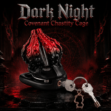 Load image into Gallery viewer, Dark Night Tentacle ABS Chastity Cage