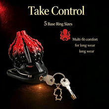 Load image into Gallery viewer, Dark Night Tentacle ABS Chastity Cage