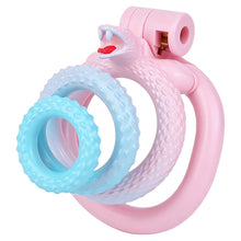 Load image into Gallery viewer, Snake Scale Resin Chastity Cage with Optional Belt