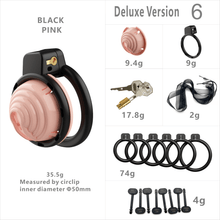 Load image into Gallery viewer, Detachable Conch ABS Chastity Cage