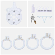 Load image into Gallery viewer, Gem-Accented Flat ABS Chastity Cage
